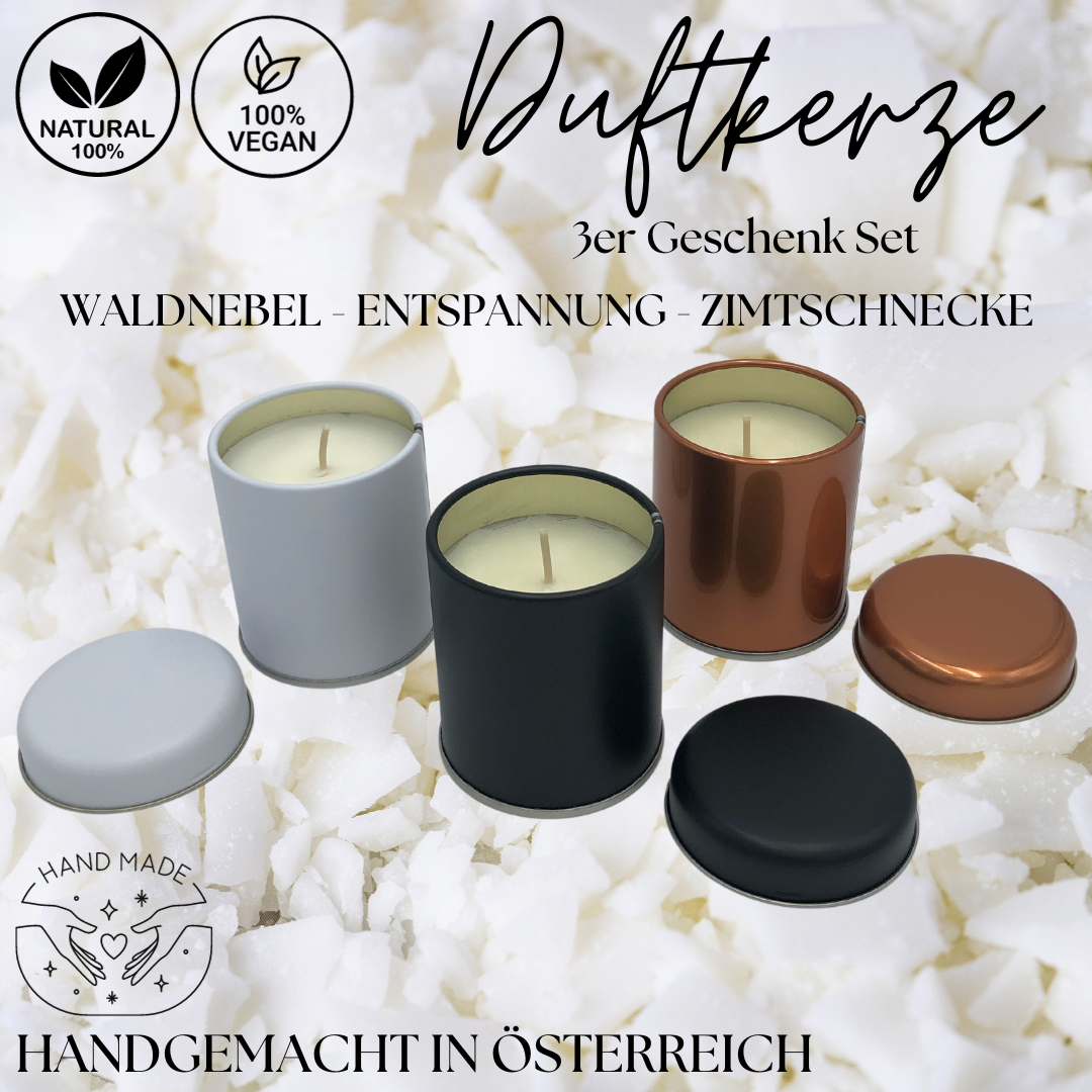 Duftkerze Set I Geschenkset Frohes Fest