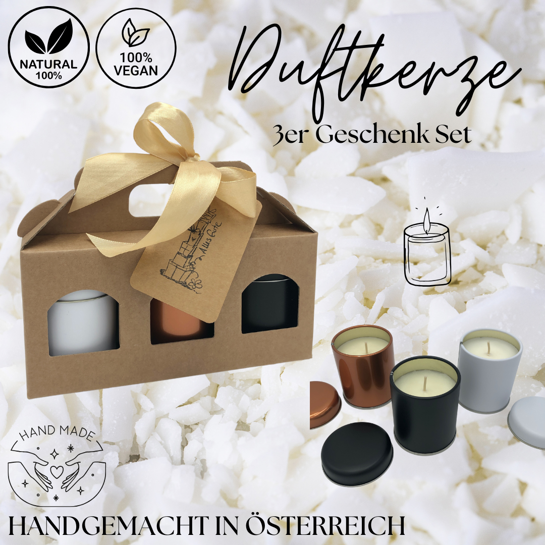 Geburtstag Geschenkset I Duftkerzen ALLES GUTE