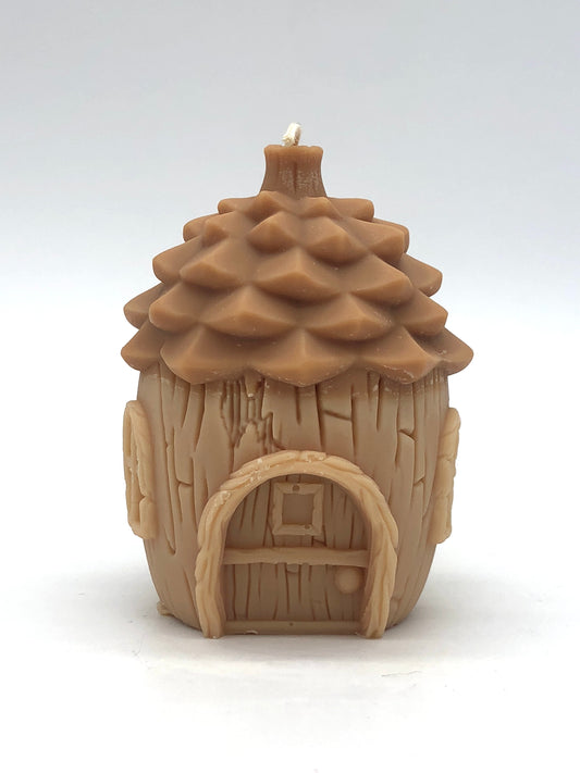 Home Dekor Kerze GESCHENK I FEENHAUS Zapfen braun