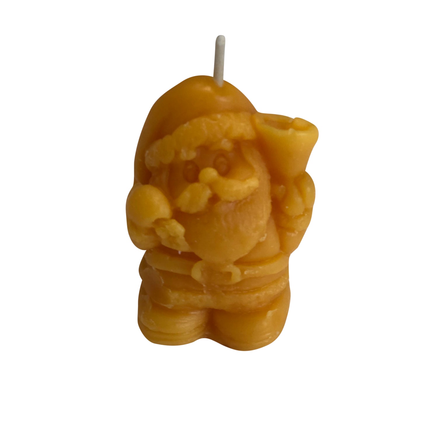 Deko-Kerze aus Bienenwachs I Nikolaus 4 Stück