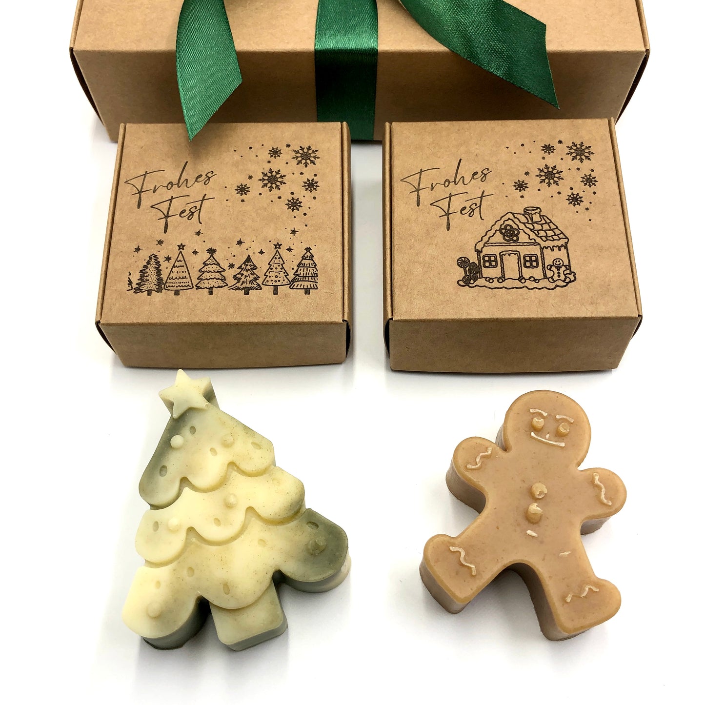 WEIHNACHTSSEIFE SET | ZIRBE und HONIG-ZITRONE